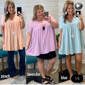 Sweet As Can Be Tunic (Lavender)